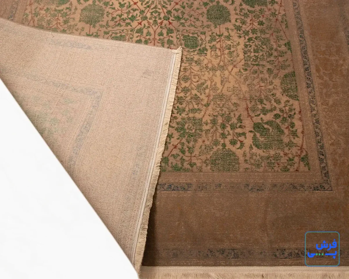HR161-3.webp خرید قسطی | فرش وینتیج HR 161 نسکافهای سبز