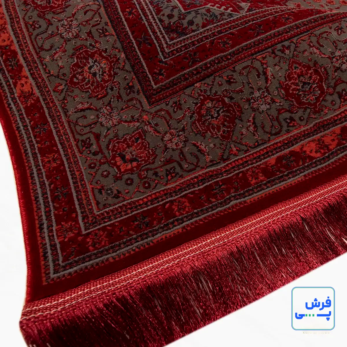 خرید قسطی |  فرش وینتیج هریس دودی DLM قرمز