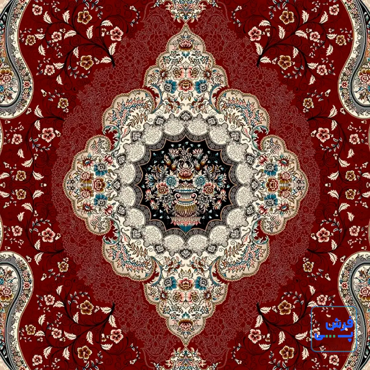 LAKI-3-1.webp خرید قسطی | فرش کلاسیک 7005 لاکی طوسی