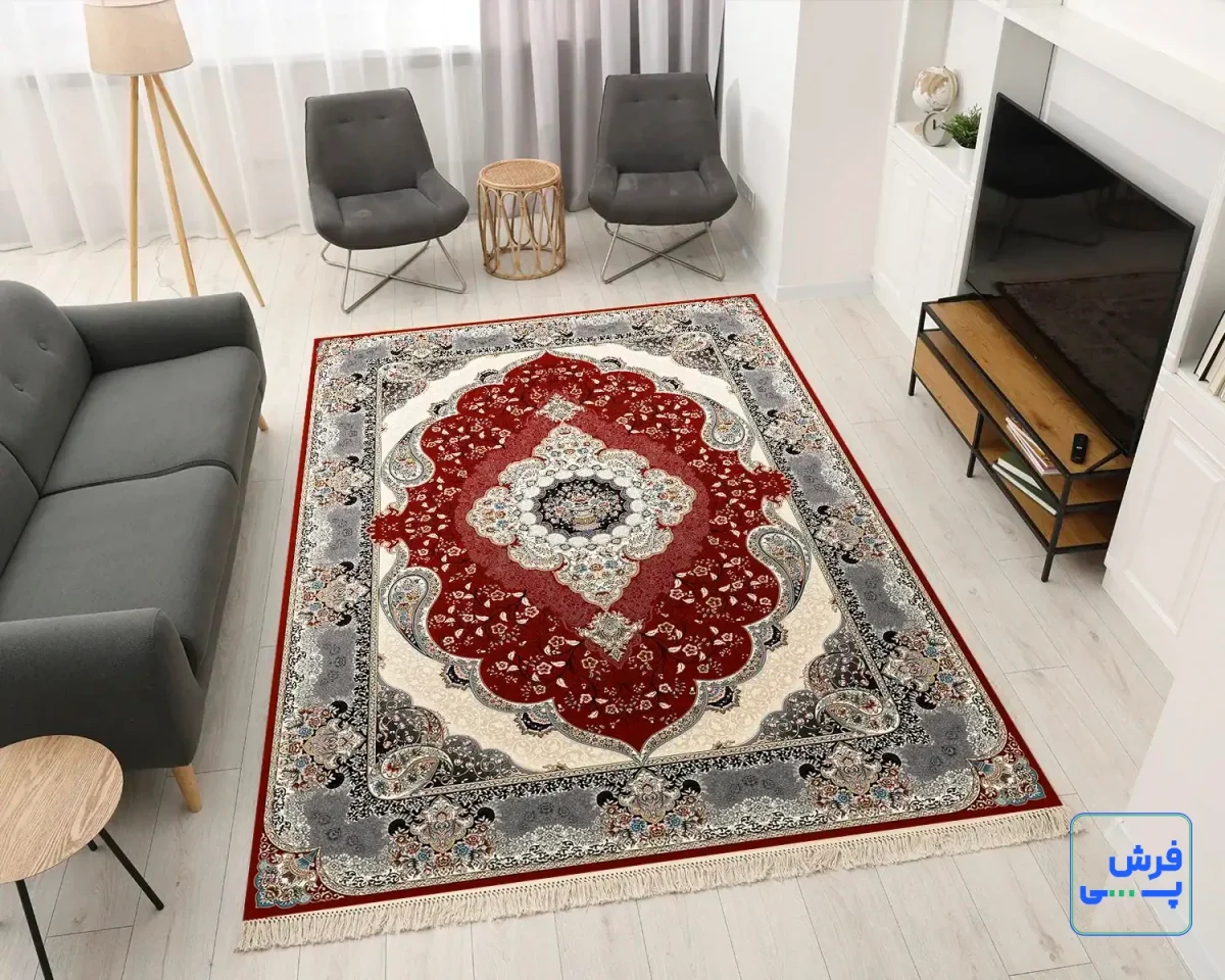 LAKI-4-1.webp خرید قسطی | فرش کلاسیک 7005 لاکی طوسی