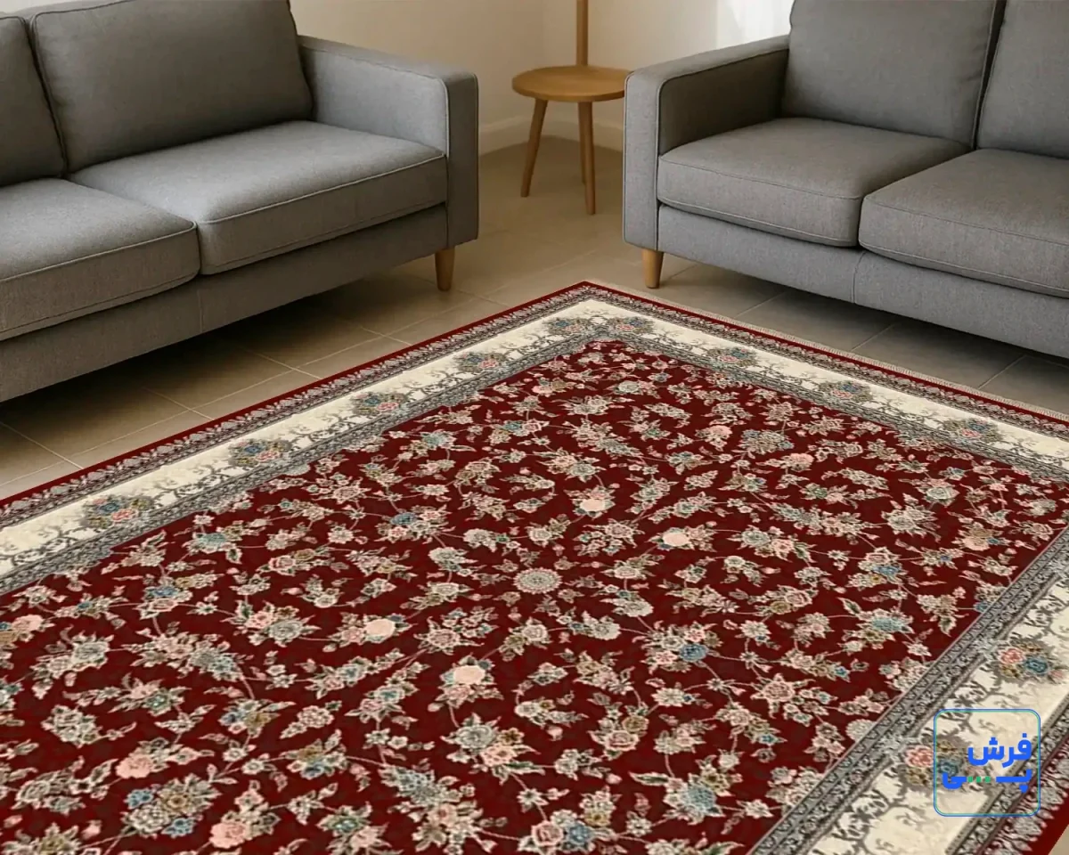 خرید قسطی |  فرش کلاسیک 7001 لاکی کرم
