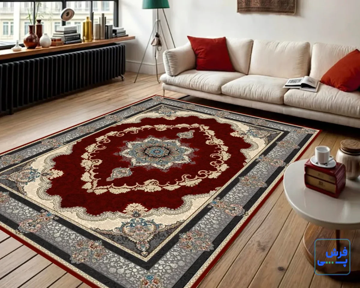 خرید قسطی |  فرش کلاسیک 6027 لاکی