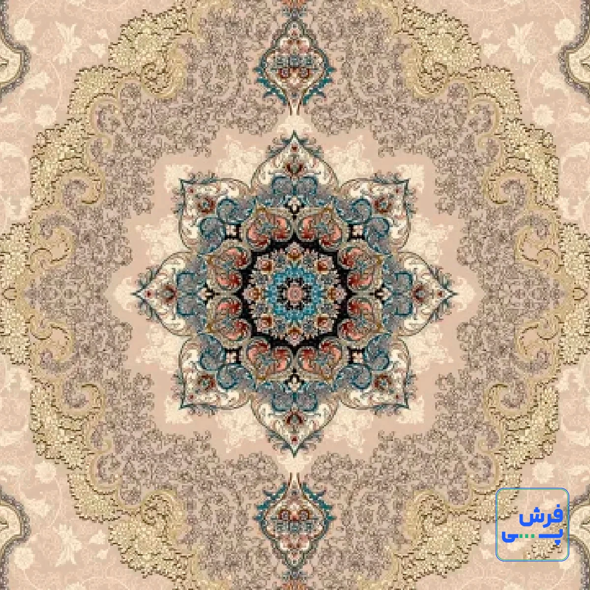 خرید قسطی |  فرش کلاسیک 6027 موکا