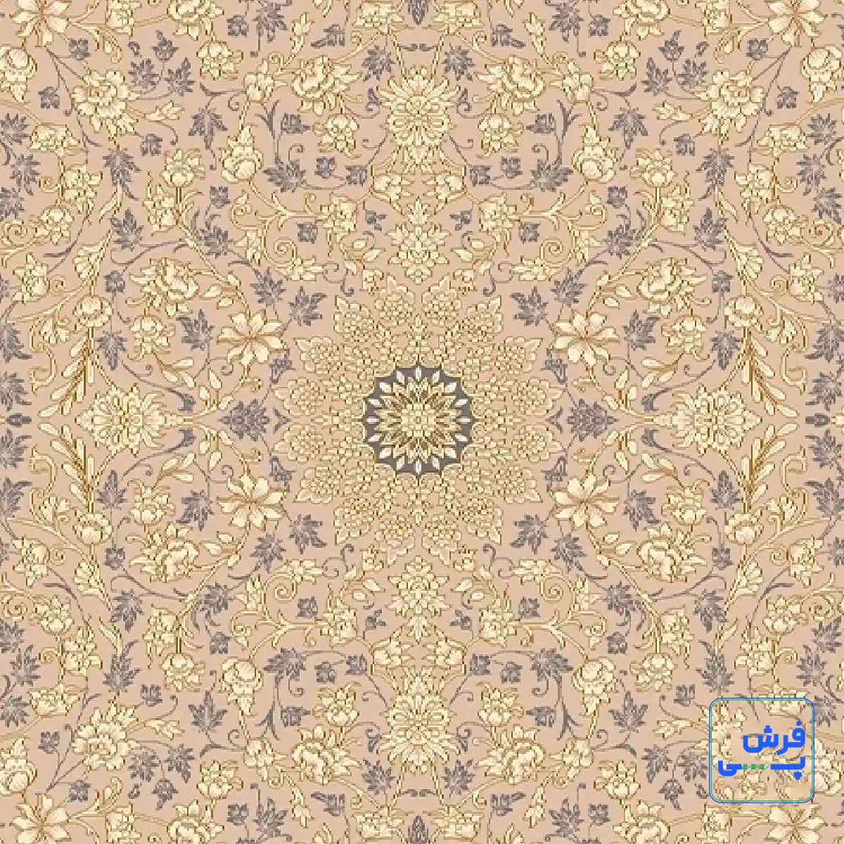 خرید قسطی |  فرش کلاسیک 6012 موکا