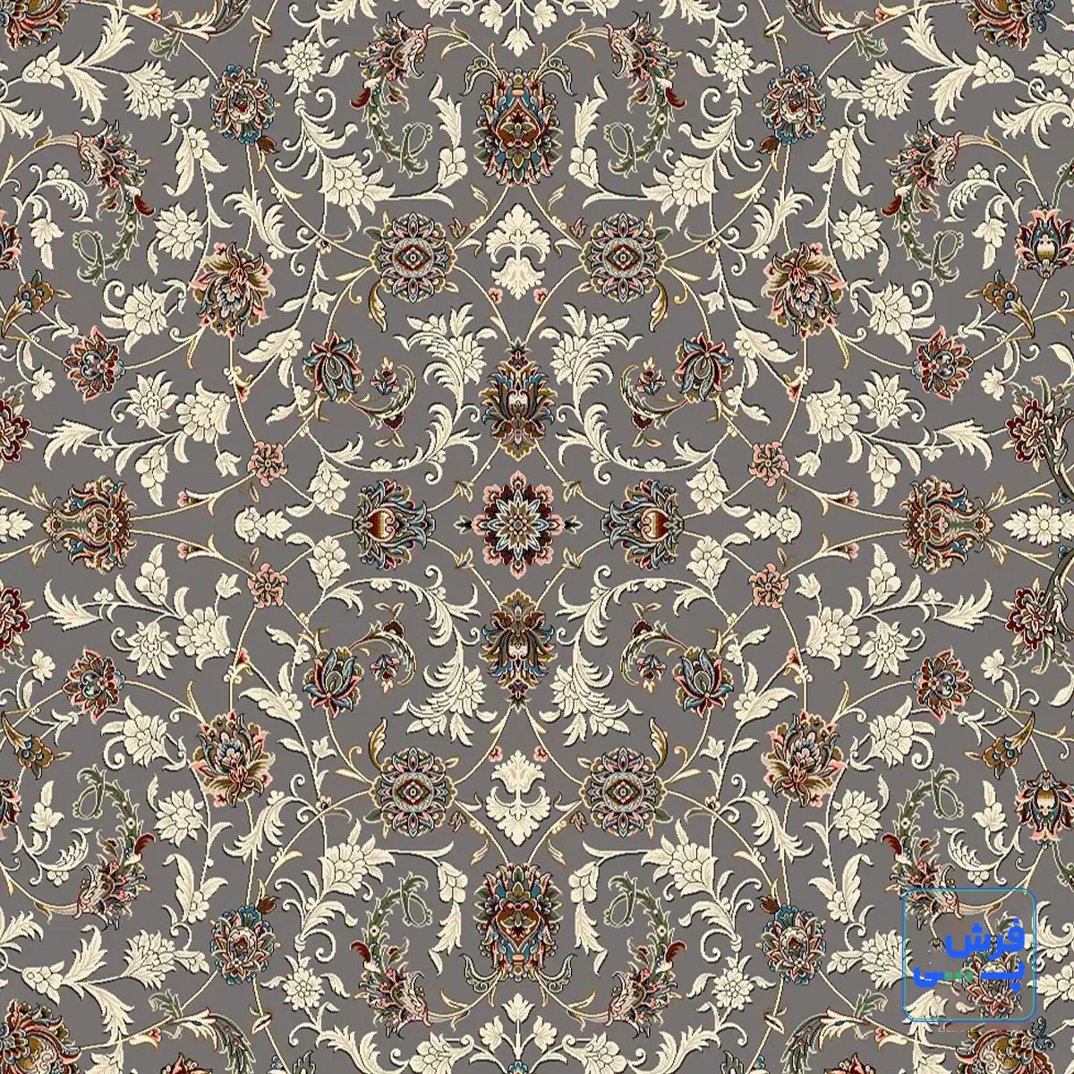 خرید قسطی |  فرش کلاسیک 6028 نقره ای