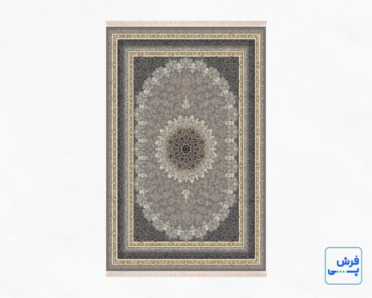 خرید قسطی |  فرش کلاسیک 6016 نقره ای