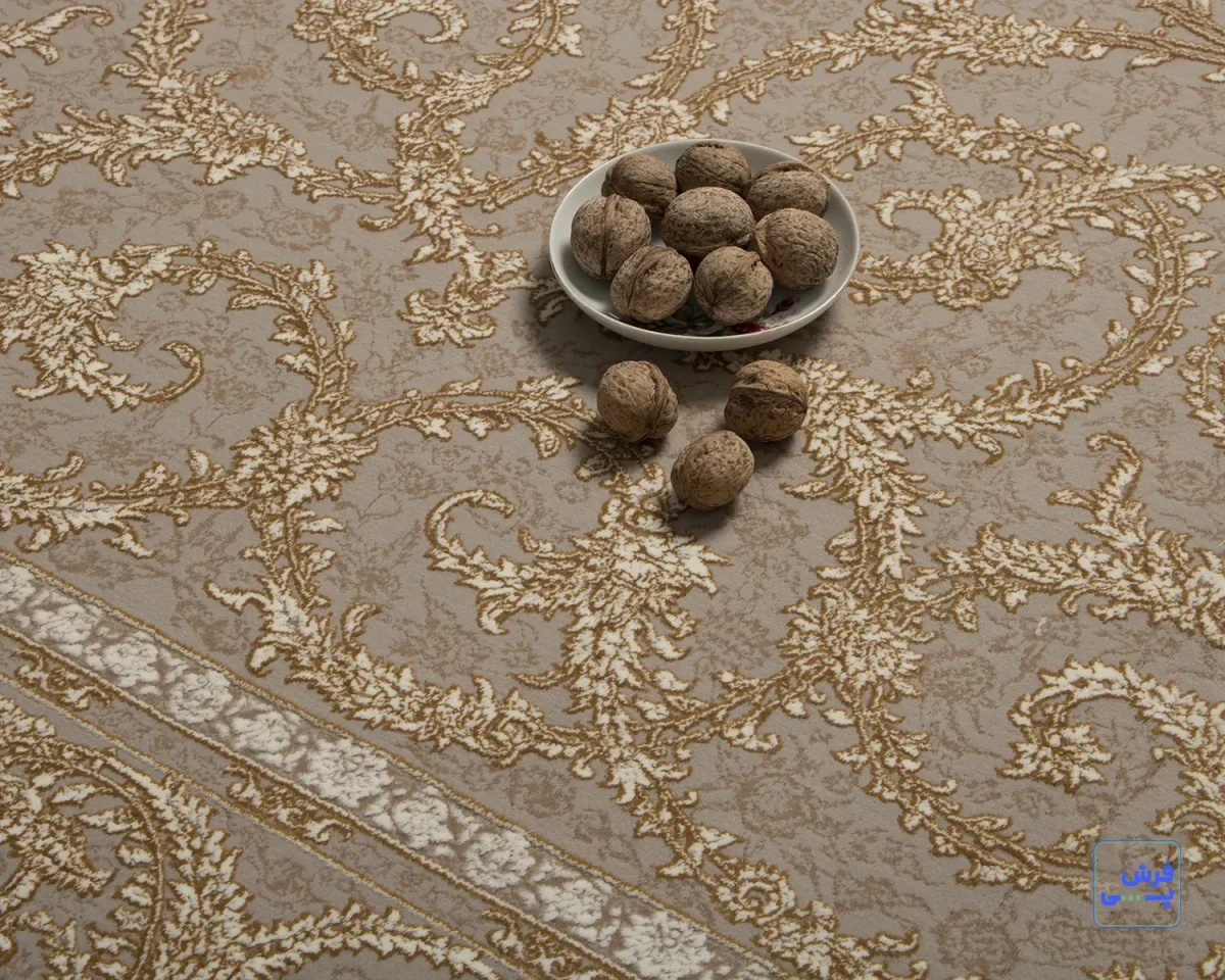 خرید قسطی |  فرش کلاسیک بردیا نسکافه‌ای