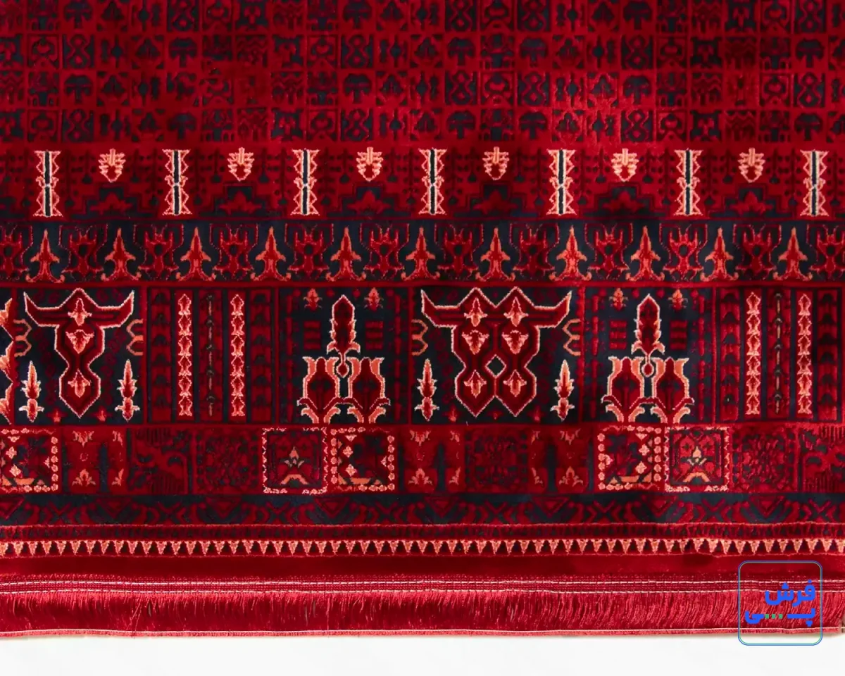 bisotoon-71-8.webp خرید قسطی | فرش وینتیج بیسوتون LS قرمز سرمهای