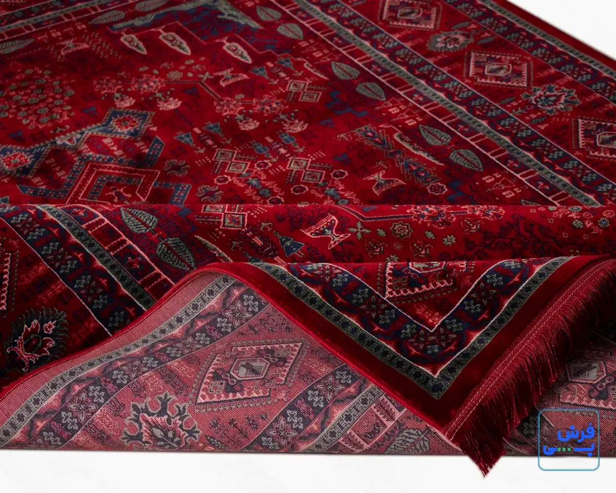 خرید قسطی |  فرش وینتیج چهار باغ لاکی
