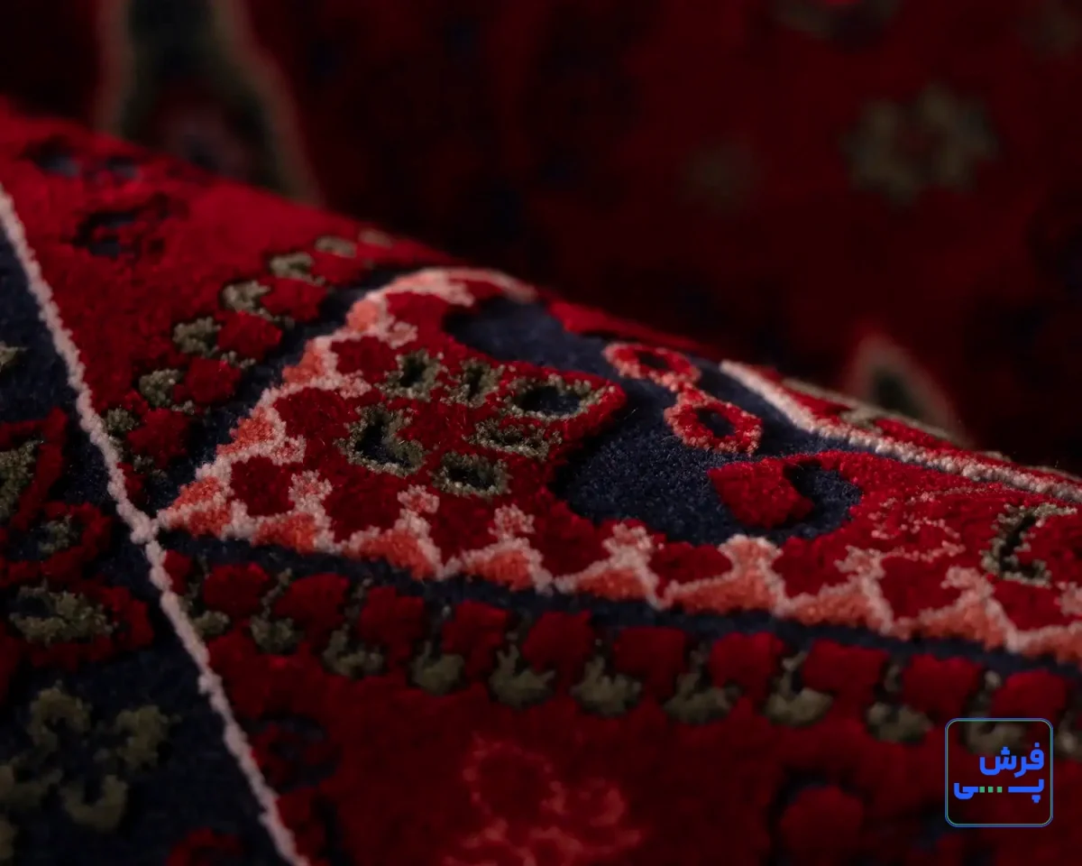 خرید قسطی |  فرش وینتیج چهار باغ لاکی