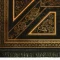 خرید قسطی |  فرش ابریشم ماشینی D1060 ذغالی طلایی
