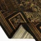 خرید قسطی |  فرش ابریشم ماشینی D1060 ذغالی طلایی