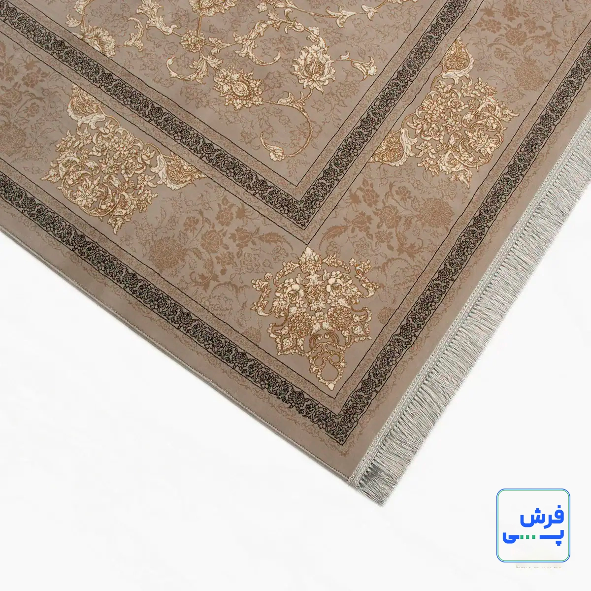 خرید قسطی |  فرش کلاسیک فریبا نسکافه‌ای