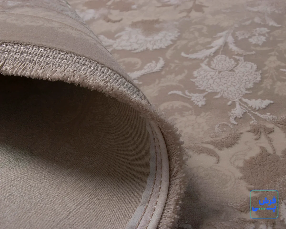 flora-3022-e-8.webp خرید قسطی | فرش وینتیج 3022 کرم نسکافهای حاشیه سبز