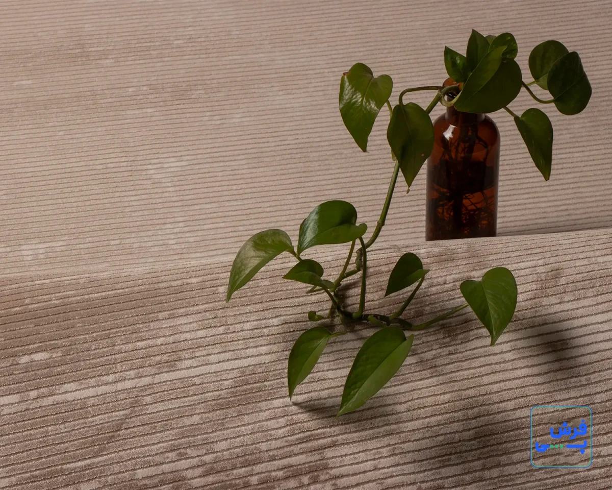 خرید قسطی |  فرش مینیمال 3301 نسکافه‌ای کرم