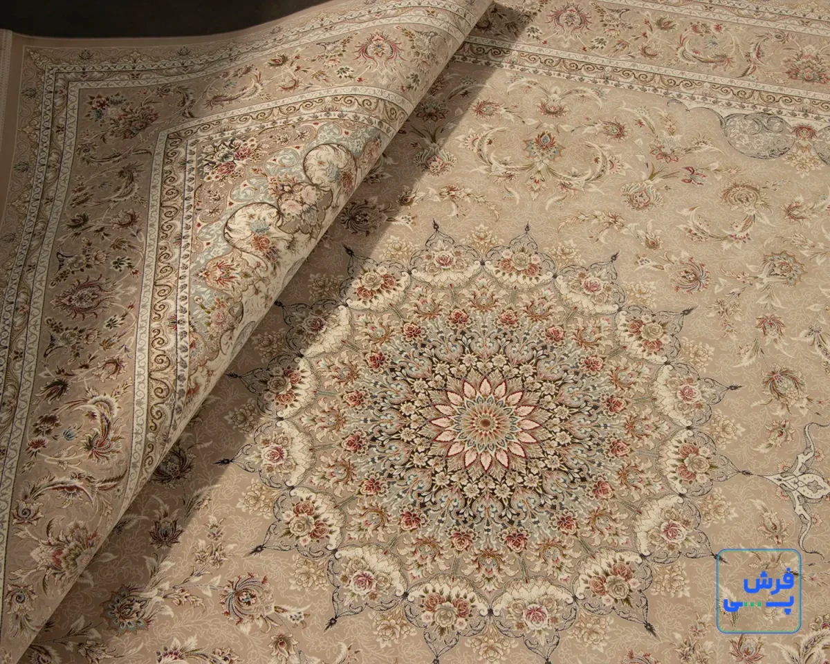 خرید قسطی | فرش کلاسیک فروغ بژ