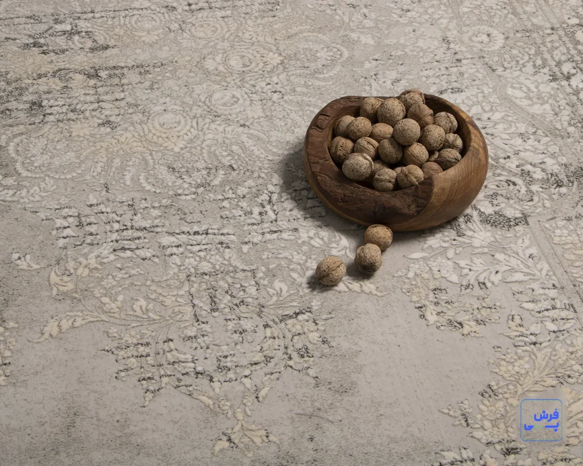 hbv-830-e (4) خرید قسطی | فرش وینتیج HBV 830 طوسی کرم