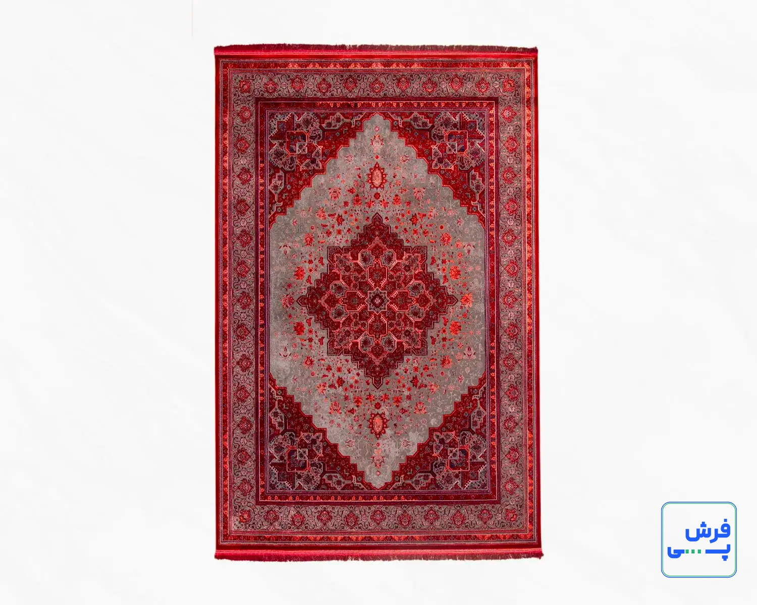 خرید قسطی |  فرش وینتیج هریس دودی DLM قرمز