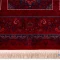 خرید قسطی |  فرش وینتیج کتیبه lsk قرمز سورمه ای