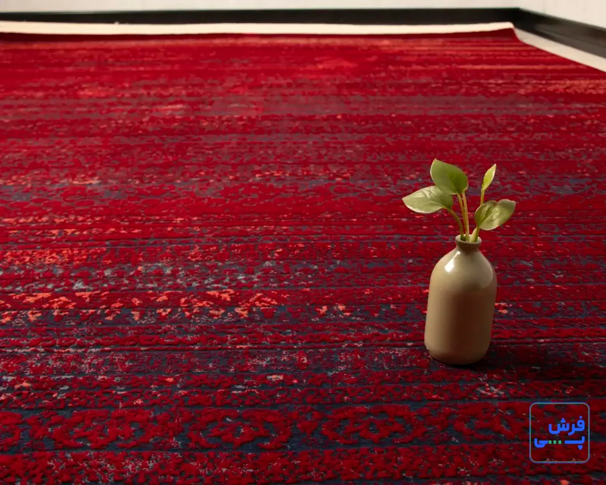 خرید قسطی |  فرش وینتیج موراکو LSK قرمز سرمه‌ای