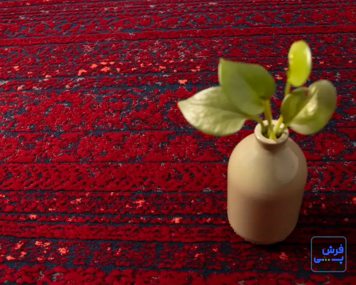 خرید قسطی |  فرش وینتیج موراکو LSK قرمز سرمه‌ای