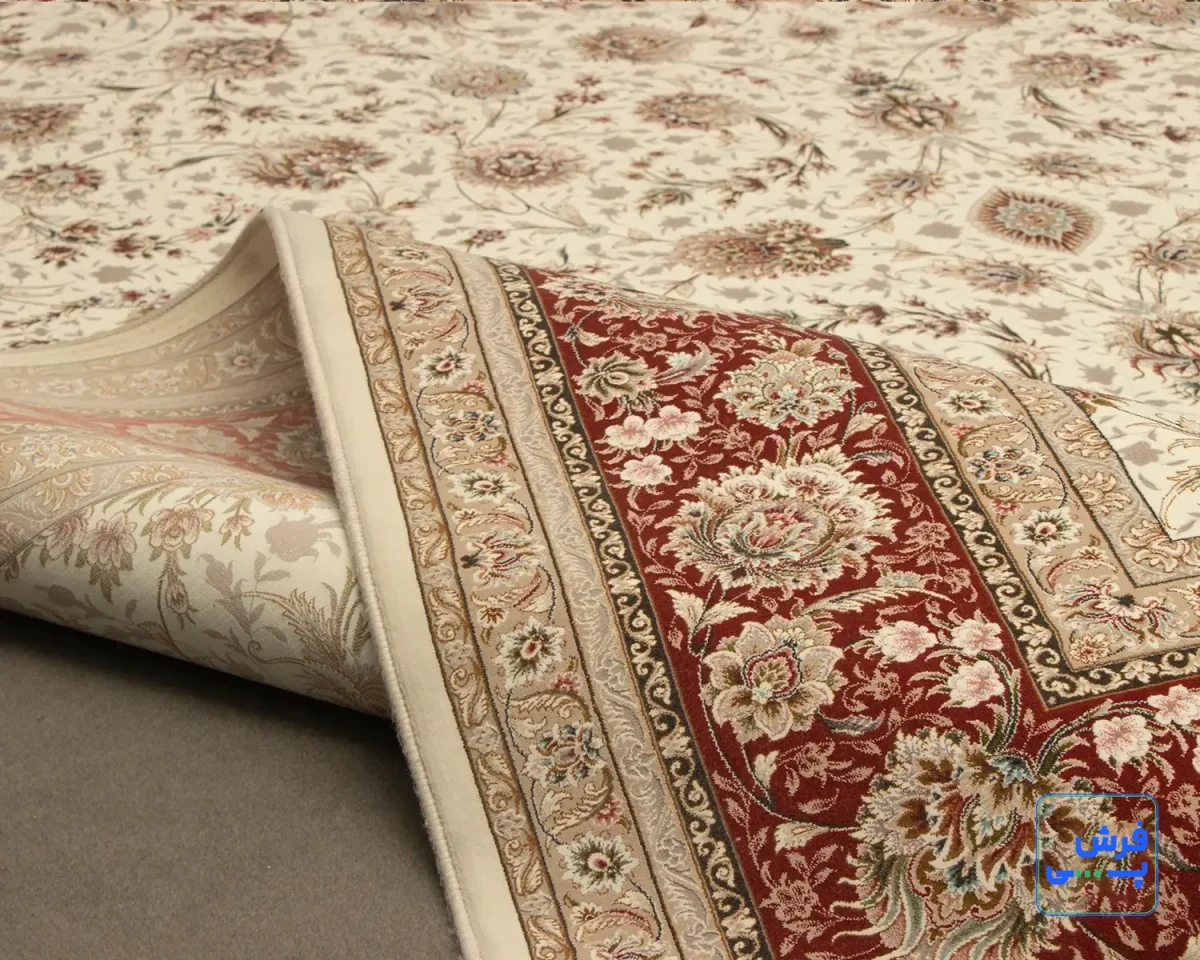siran-k-h-g-6.webp خرید قسطی | فرش کلاسیک سیران کرم حاشیه گلبهی