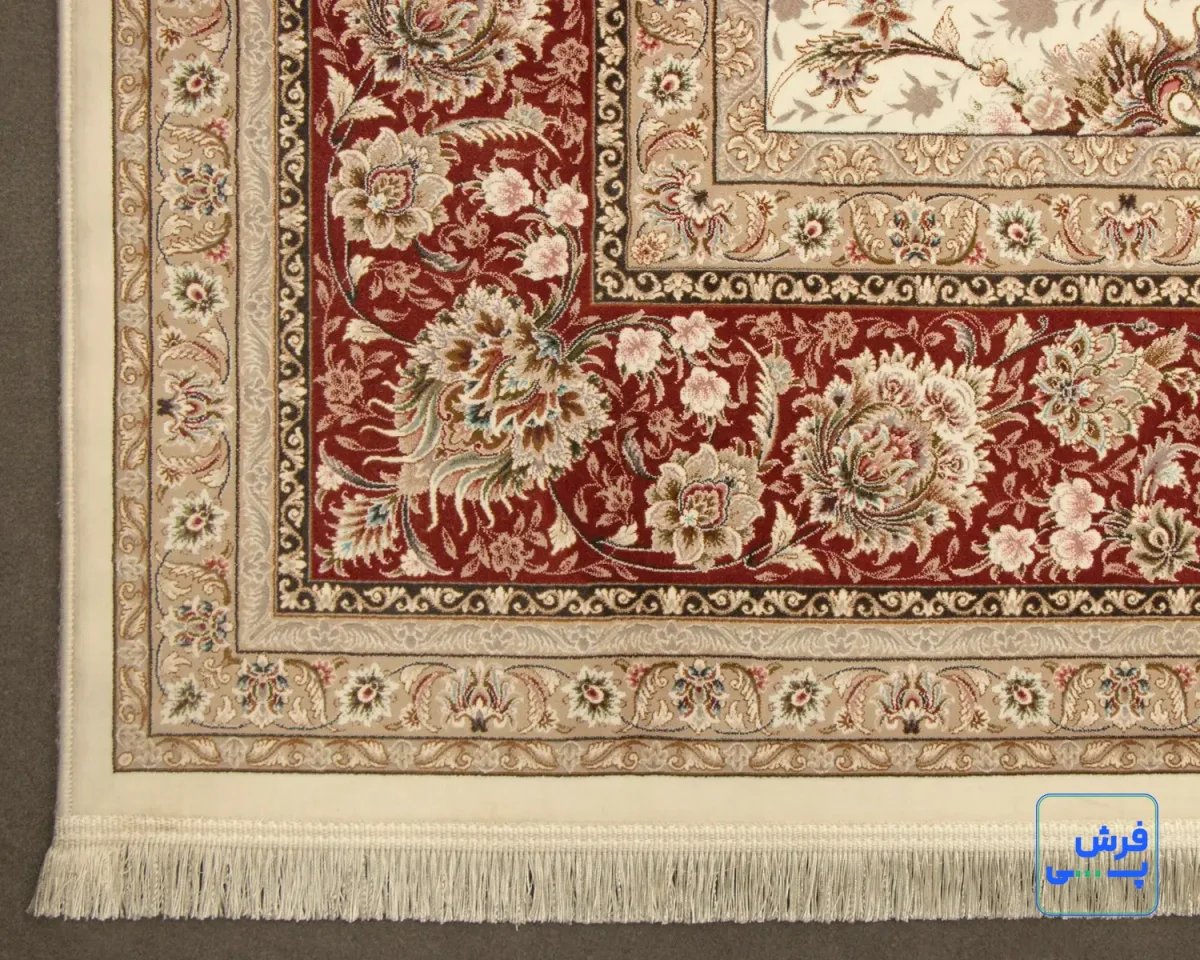 siran-k-h-g-8.webp خرید قسطی | فرش کلاسیک سیران کرم حاشیه گلبهی