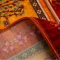 t-1059-8.webp خرید قسطی | فرش ابریشم ماشینی T1059 لاکی نخودی