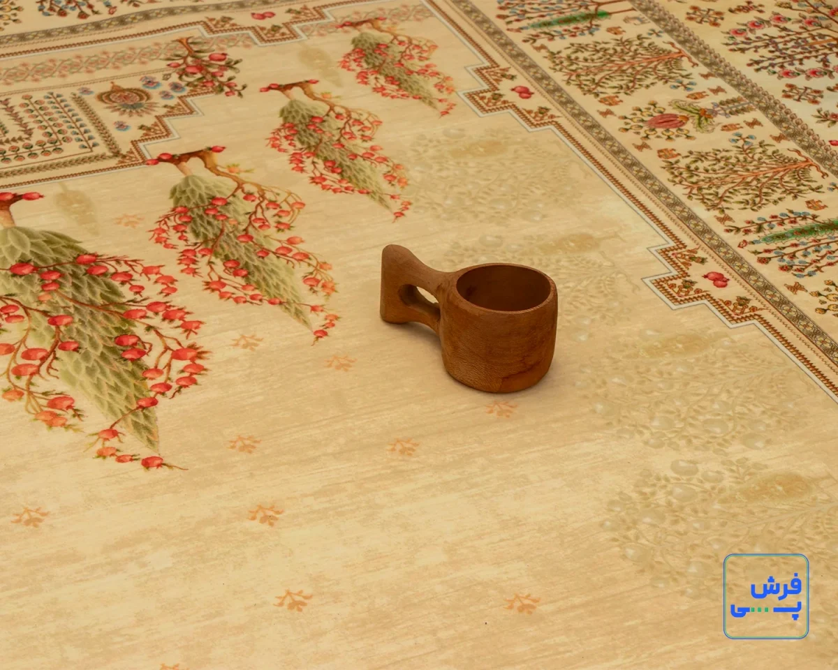 t-1063-10.webp خرید قسطی | فرش ابریشم ماشینی T1063 کرم