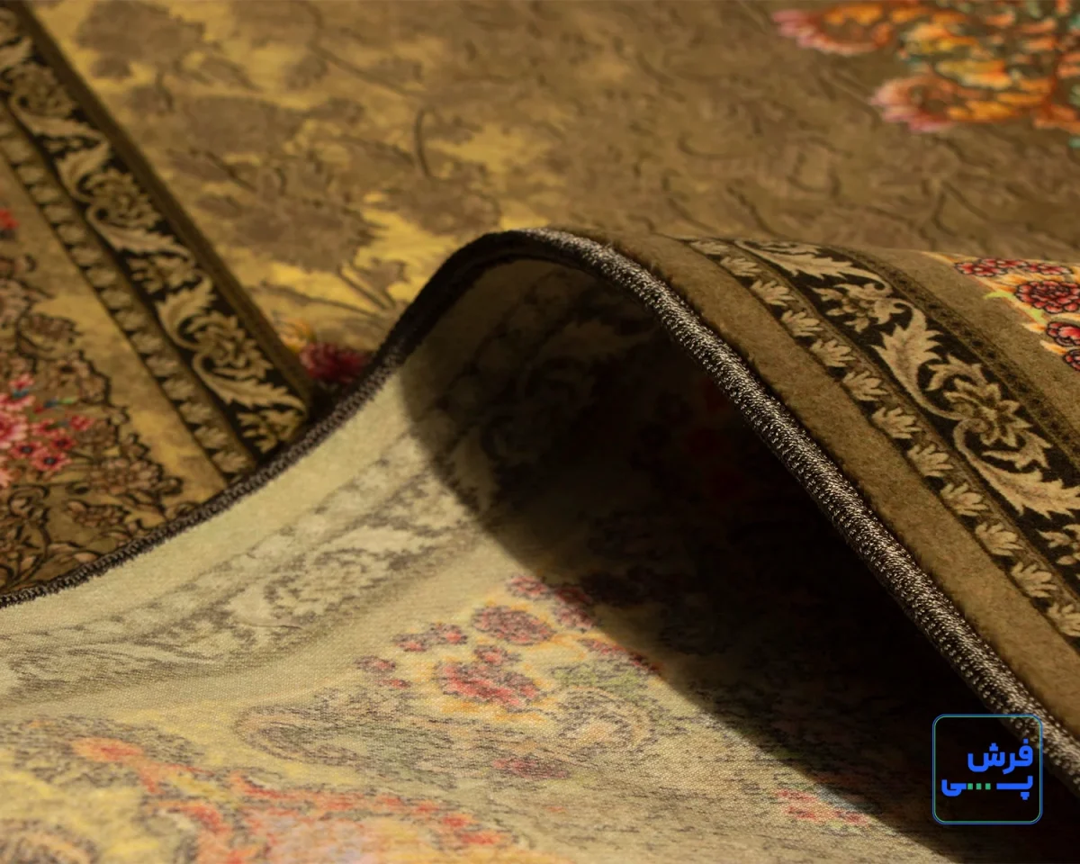 t-1078-5.webp خرید قسطی | فرش ابریشم ماشینی T1078 سبز