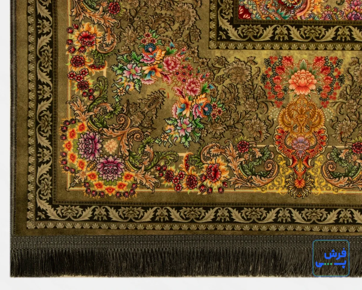 t-1078-9.webp خرید قسطی | فرش ابریشم ماشینی T1078 سبز