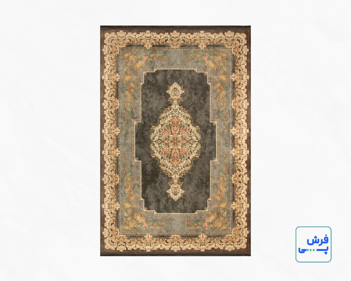 t-1083-1-1.webp خرید قسطی | فرش ابریشم ماشینی T1083 ذغالی طوسی