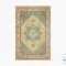 خرید قسطی |  فرش ابریشم ماشینی T1091 کرم سبز