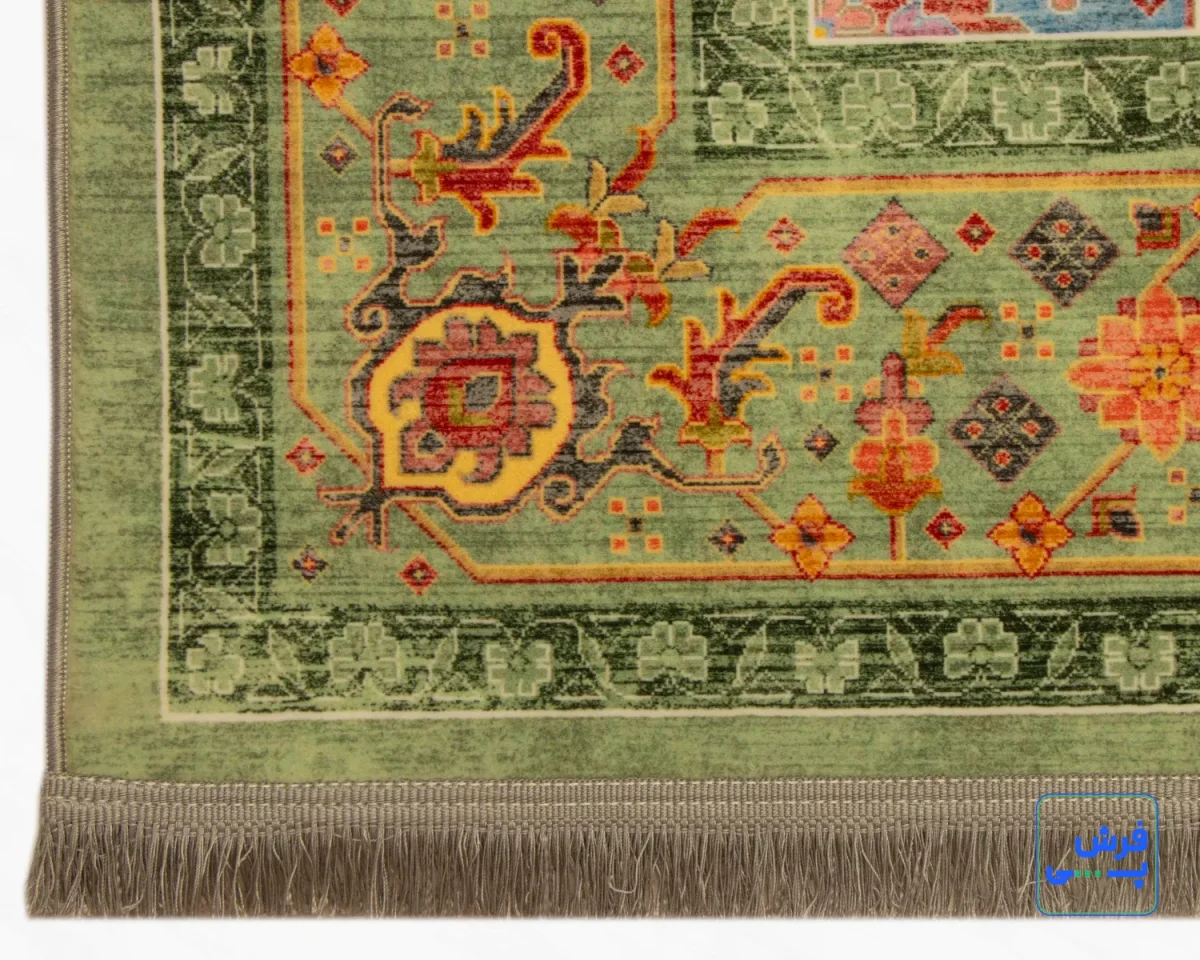 t-1093-6-1.webp خرید قسطی | فرش ابریشم ماشینی T1093 سبز