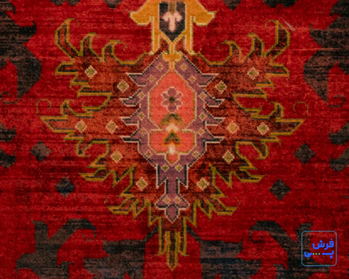 t-1096-4-1.webp خرید قسطی | فرش ابریشم ماشینی T1096 قرمز