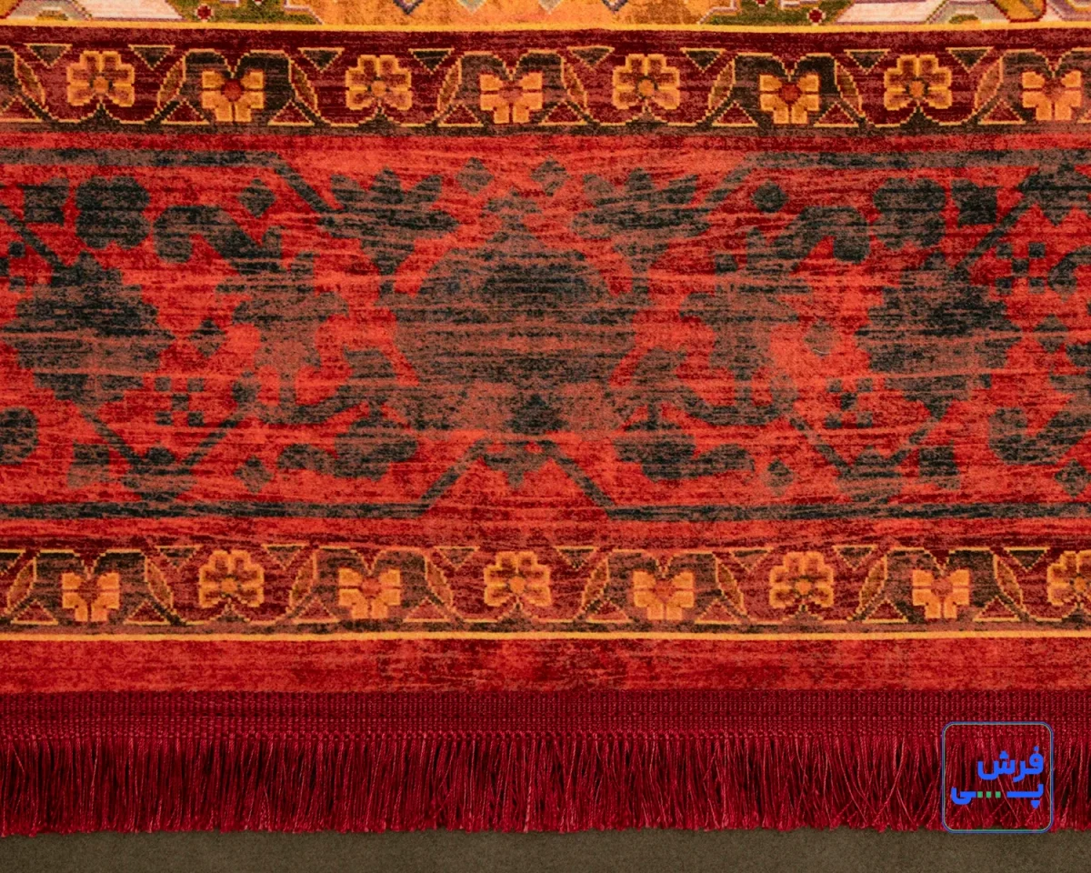 t-1096-5-1.webp خرید قسطی | فرش ابریشم ماشینی T1096 قرمز
