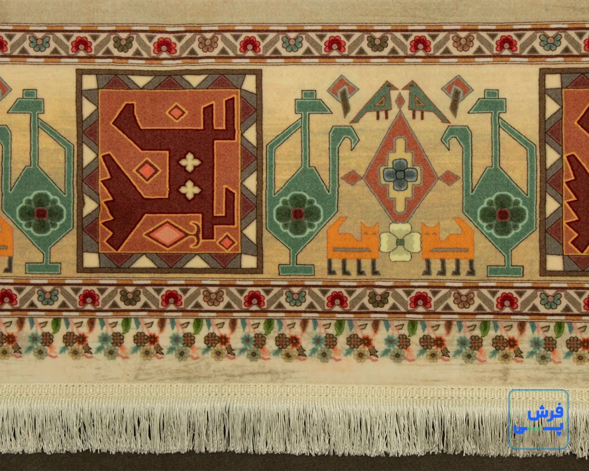 t-1114-7-1.webp خرید قسطی | فرش ابریشم ماشینی T1113 کرم