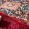 t1089-6.webp خرید قسطی | فرش ابریشم ماشینی T1089 لاکی حاشیه آبی