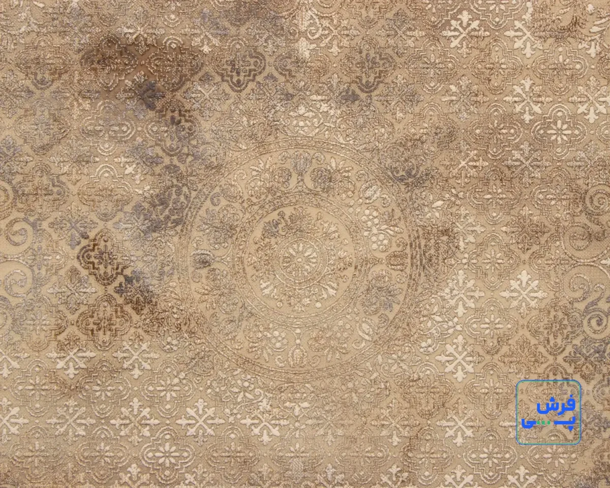 خرید قسطی | فرش وینتیج 742222 کرم