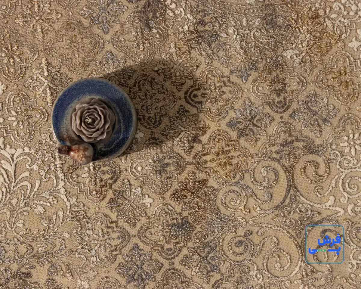 خرید قسطی | فرش وینتیج 742222 کرم