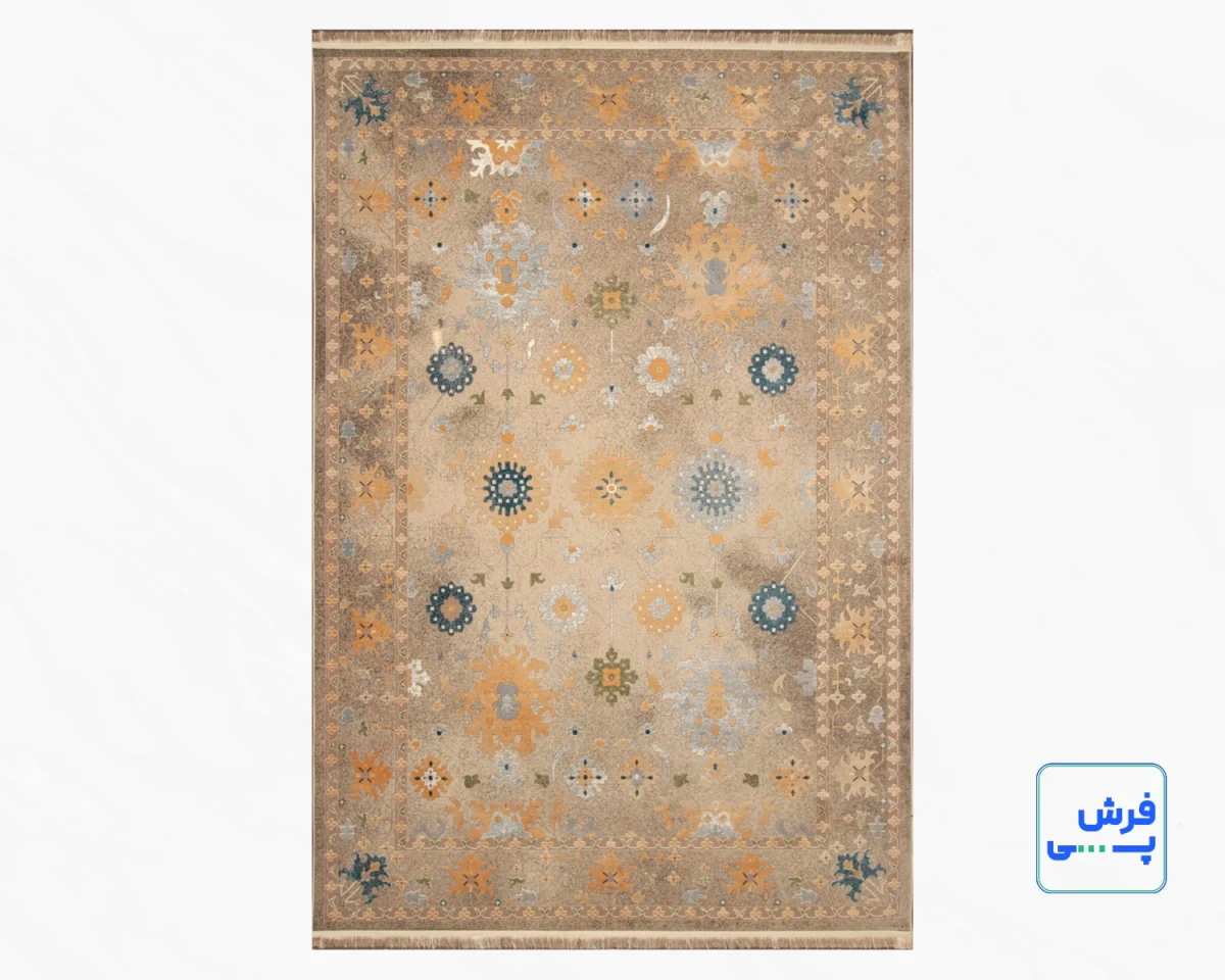 خرید قسطی | فرش وینتیج 75014 کرم بژ