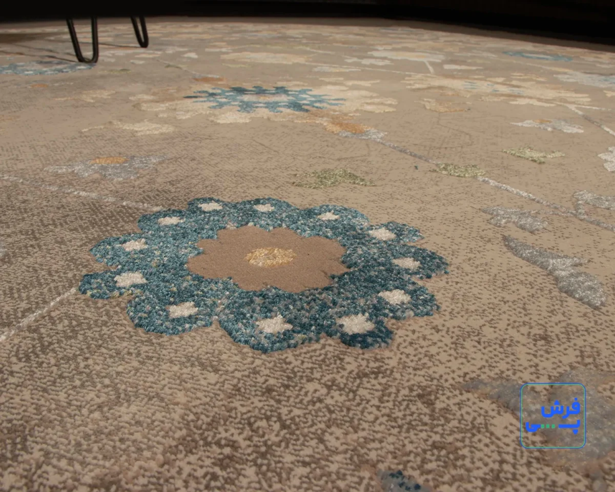 خرید قسطی | فرش وینتیج 75014 کرم بژ
