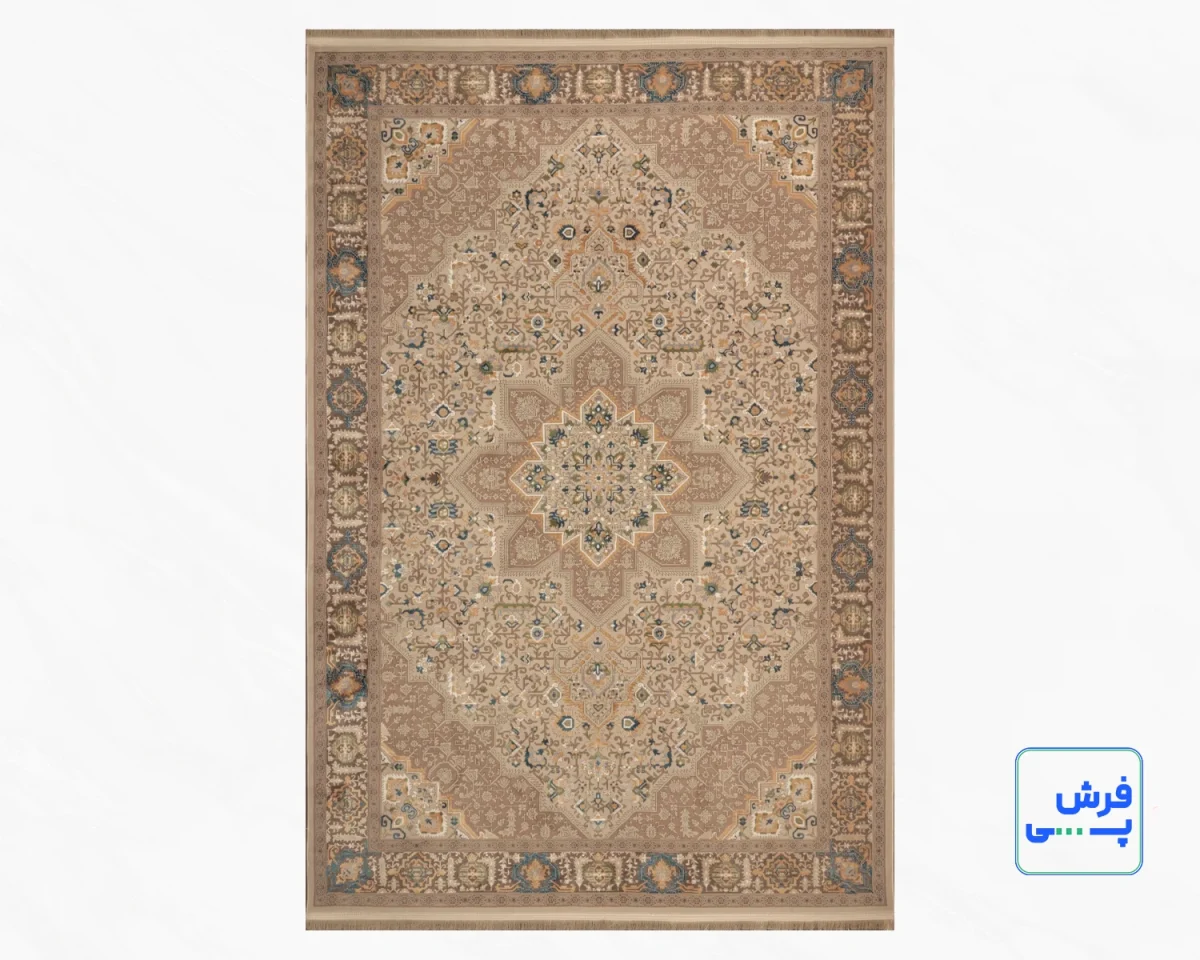خرید قسطی | فرش کلاسیک 75020 کرم