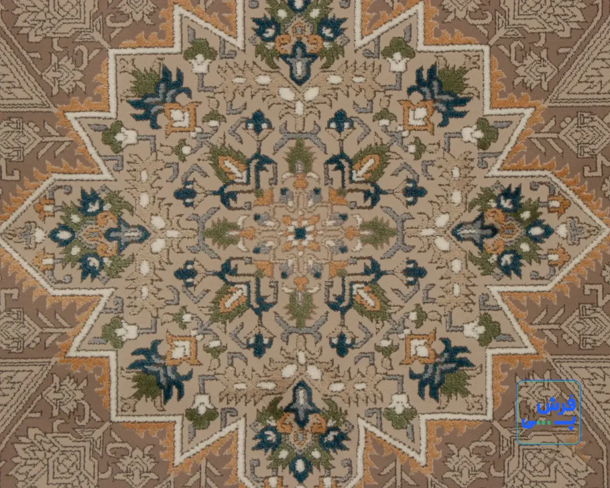 خرید قسطی | فرش کلاسیک 75020 کرم
