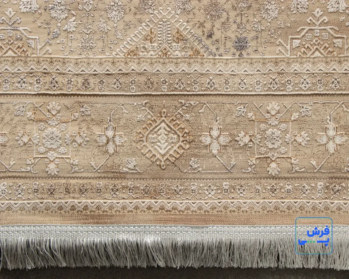 خرید قسطی | فرش وینتیج 761422 کرم