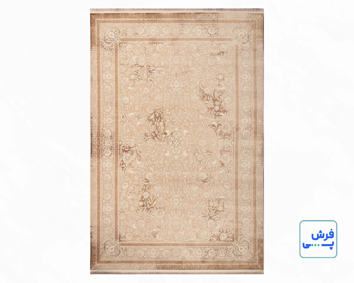 9251-1.webp خرید قسطی | فرش وینتیج 9251 کرم طلایی
