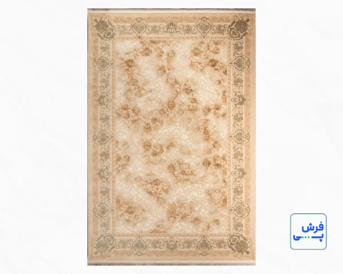 9998-1.webp خرید قسطی | فرش کلاسیک 9998 کرم طلایی