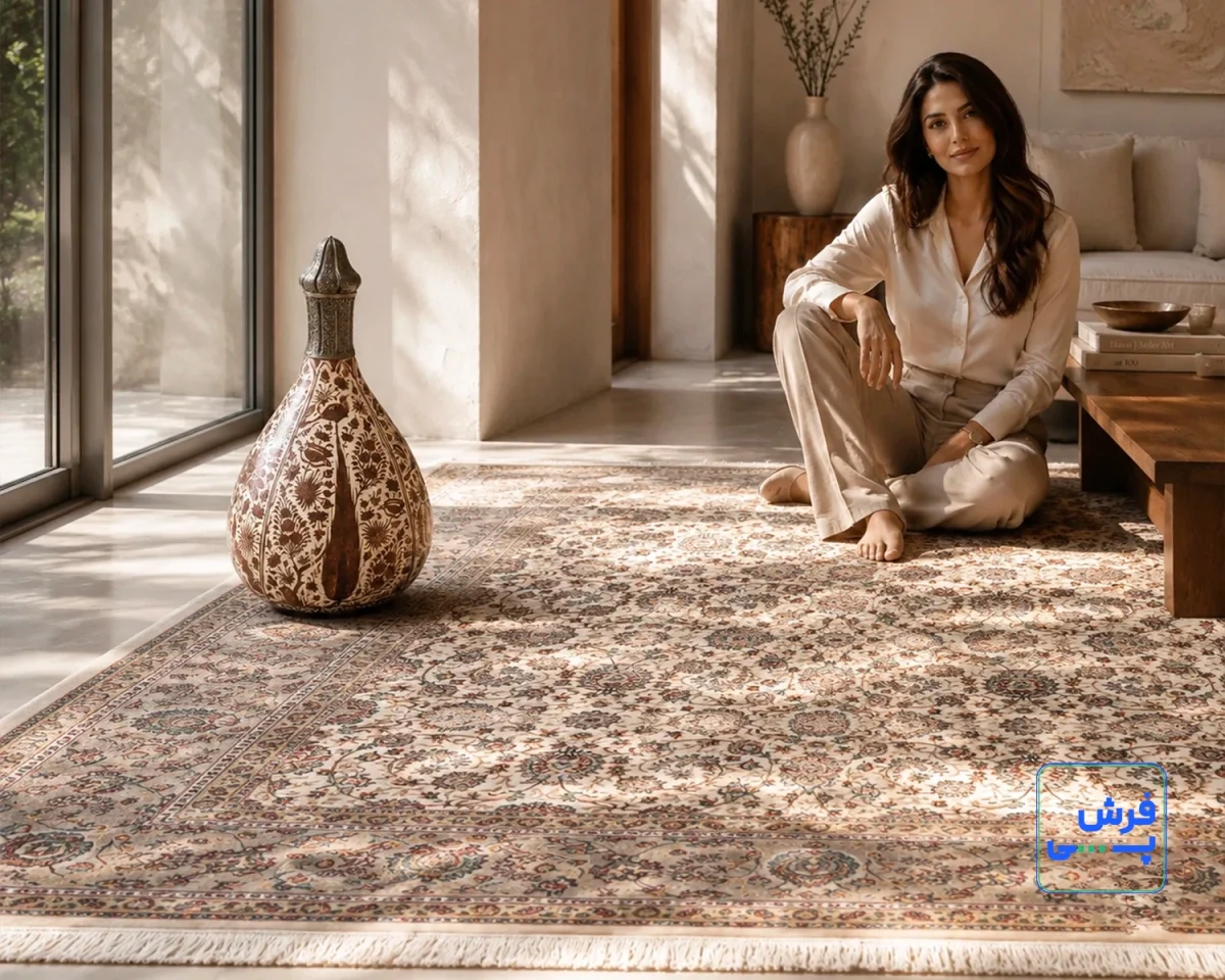 Q-021-1008-11.webp خرید قسطی | فرش کلاسیک کد 021_ رنگ 1008 کرم حاشیه فیلی