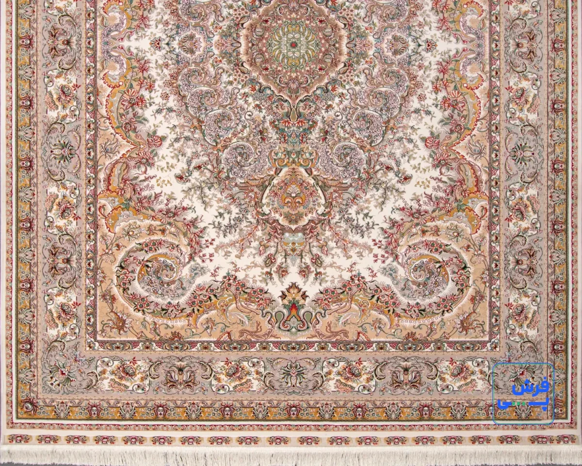 Q-023-1008-11.webp خرید قسطی | فرش کلاسیک کد 023_ رنگ 1008 کرم حاشیه فیلی