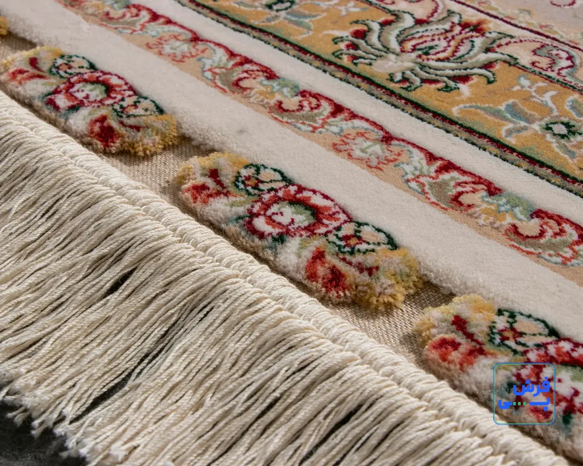 Q-023-1008-7.webp خرید قسطی | فرش کلاسیک کد 023_ رنگ 1008 کرم حاشیه فیلی
